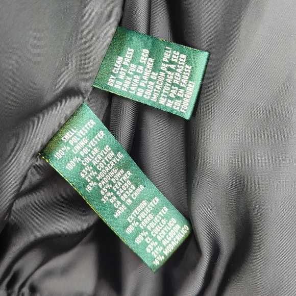 Lauren Ralph Lauren Buffalo Plaid Down Jacket Drawstring Waist Hood Faux… - Picture 15 of 17